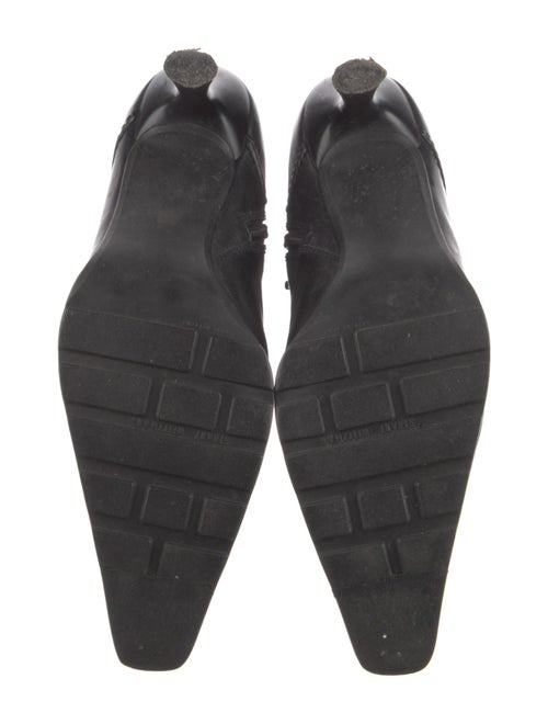 Stuart Weitzman Leather Lace-Up Boots