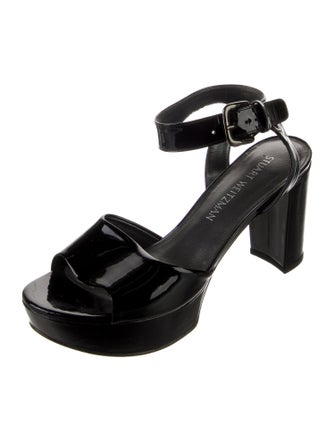 Stuart Weitzman Patent Leather Sandals