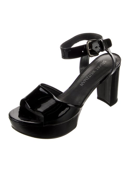 Stuart Weitzman Patent Leather Sandals