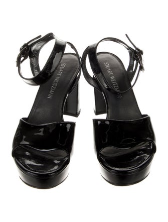Stuart Weitzman Patent Leather Sandals