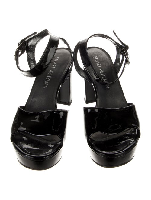 Stuart Weitzman Patent Leather Sandals