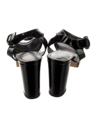 Stuart Weitzman Patent Leather Sandals