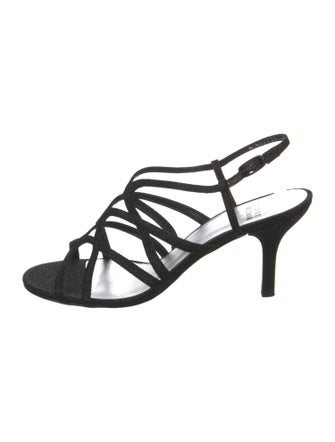 Stuart Weitzman Glitter Slingback Sandals