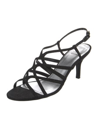 Stuart Weitzman Glitter Slingback Sandals
