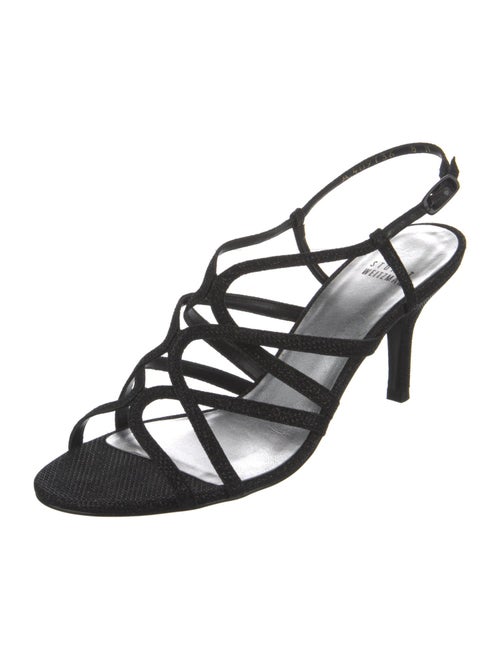 Stuart Weitzman Glitter Slingback Sandals