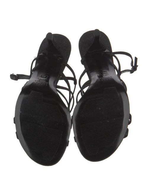 Stuart Weitzman Glitter Slingback Sandals