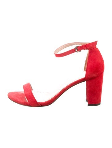 Stuart Weitzman Sandals Suede 9.5