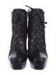 Stuart Weitzman Leather Lace-Up Boots