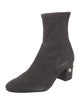 Stuart Weitzman Suede Studded Accents Sock Boots