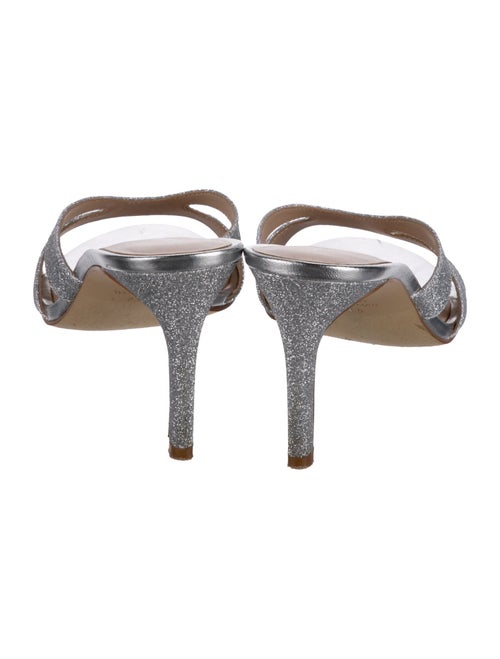 Stuart Weitzman Glitter Slides