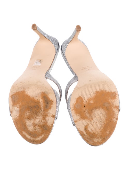 Stuart Weitzman Glitter Slides