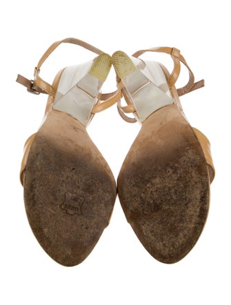 Stuart Weitzman Patent Leather Sandals