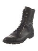 Stuart Weitzman Leather Combat Boots