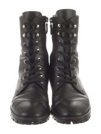 Stuart Weitzman Leather Combat Boots