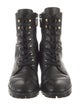 Stuart Weitzman Leather Combat Boots