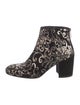 Stuart Weitzman Suede Printed Boots