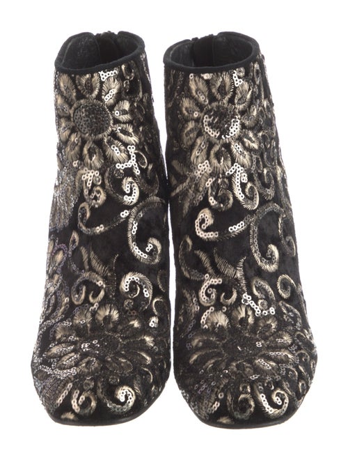 Stuart Weitzman Suede Printed Boots
