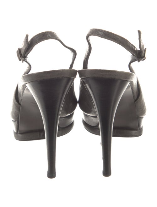 Stuart Weitzman Leather Slingback Pumps