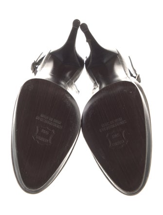 Stuart Weitzman Leather Slingback Pumps