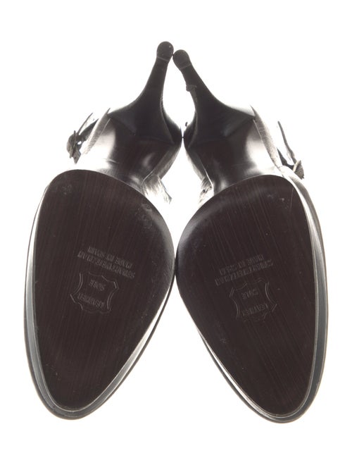 Stuart Weitzman Leather Slingback Pumps