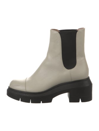 Stuart Weitzman Leather Chelsea Boots