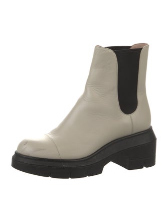 Stuart Weitzman Leather Chelsea Boots