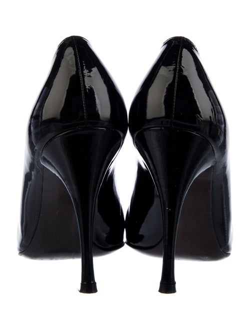 Stuart Weitzman Patent Leather Slingback Sandals