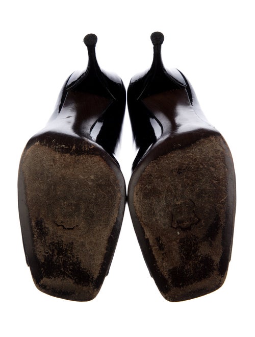 Stuart Weitzman Patent Leather Slingback Sandals