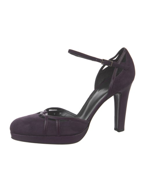 Stuart Weitzman Suede D'Orsay Pumps