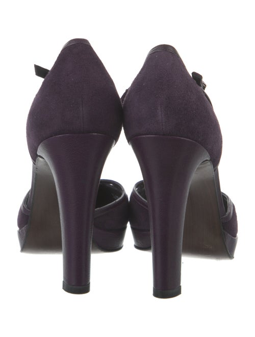 Stuart Weitzman Suede D'Orsay Pumps