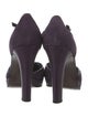Stuart Weitzman Suede D'Orsay Pumps