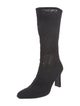 Stuart Weitzman Mesh Accents Sock Boots