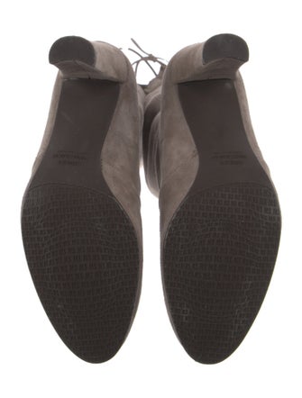 Stuart Weitzman Suede Lace-Up Boots