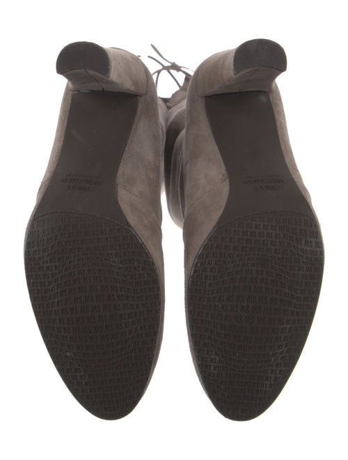 Stuart Weitzman Suede Lace-Up Boots