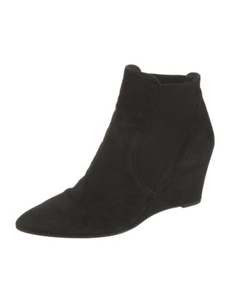 Stuart Weitzman Suede Chelsea Boots