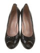 Stuart Weitzman Embossed Leather Pumps