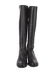 Stuart Weitzman Leather Studded Accents Riding Boots