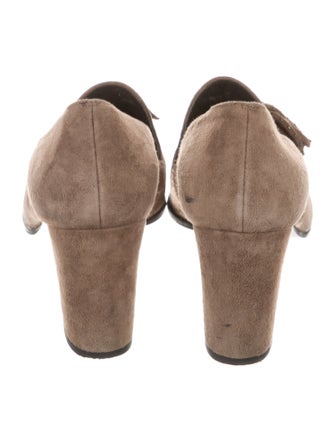 Stuart Weitzman Suede Tassel Accents Pumps