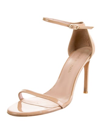 Stuart Weitzman Patent Leather Sandals
