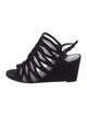 Stuart Weitzman Suede Mesh Accents Gladiator Sandals