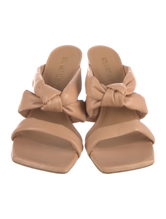 Stuart Weitzman Leather Slides