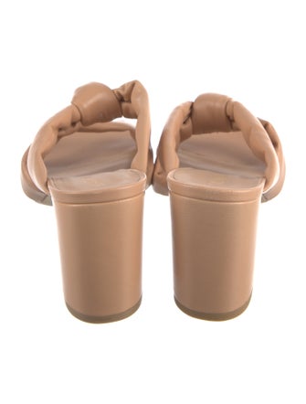 Stuart Weitzman Leather Slides