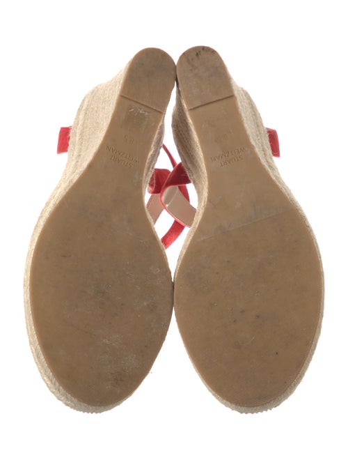 Stuart Weitzman Canvas Crystal Embellishments Slingback Pumps