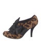 Stuart Weitzman Ponyhair Animal Print Mules