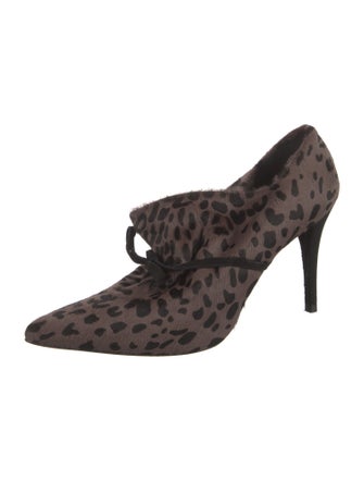 Stuart Weitzman Ponyhair Animal Print Pumps