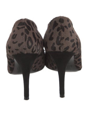 Stuart Weitzman Ponyhair Animal Print Pumps