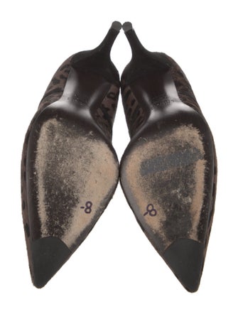 Stuart Weitzman Ponyhair Animal Print Pumps