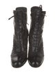 Stuart Weitzman Leather Lace-Up Boots