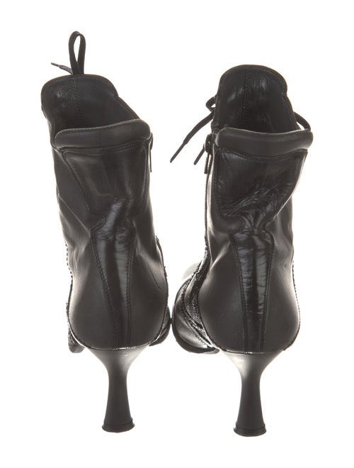 Stuart Weitzman Leather Lace-Up Boots