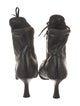 Stuart Weitzman Leather Lace-Up Boots
